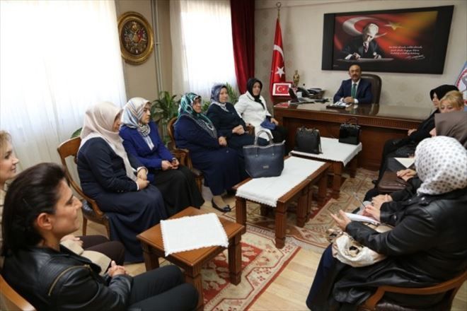 Aksaray Kadın Platformu Milli Eğitim Müdürlüğü ve İl Müftülüğünü ziyaret etti