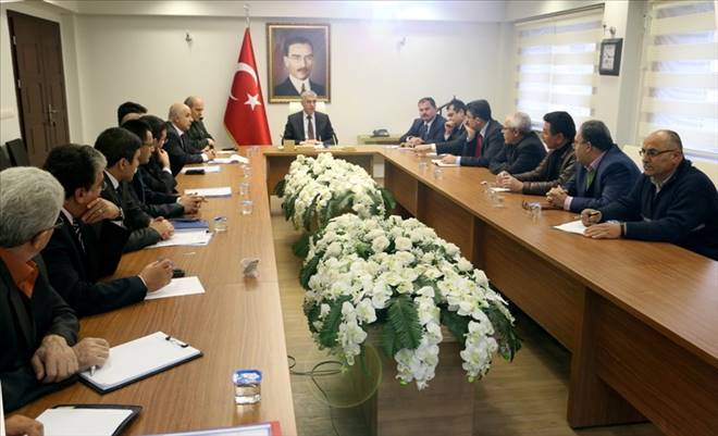 Aksaray`da Seçim Güvenliği Toplantısı Yapıldı