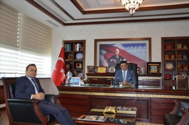 İdare Mahkemesi Başkanı Erkan`dan Koçaş`a Ziyaret