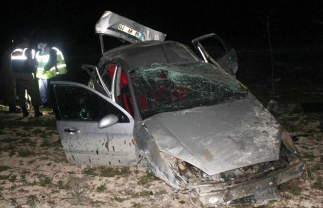 Aksaray`da Trafik Kazası: 4 Yaralı