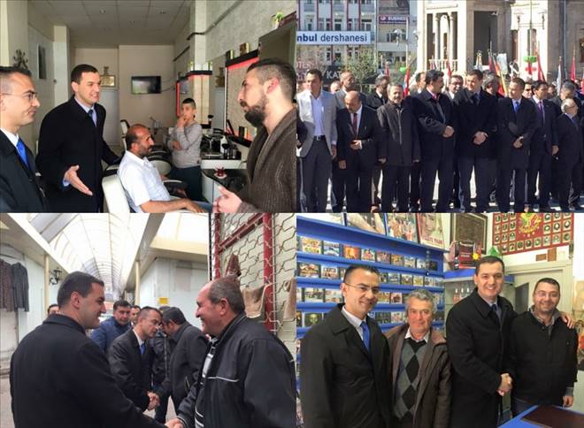 MHP Milletvekili adayları ziyaretten ziyarete koşuyor 