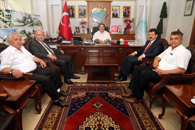 Adana ve Mersin Başsavcıları Başkan Yazgıyı Ziyaret Etti