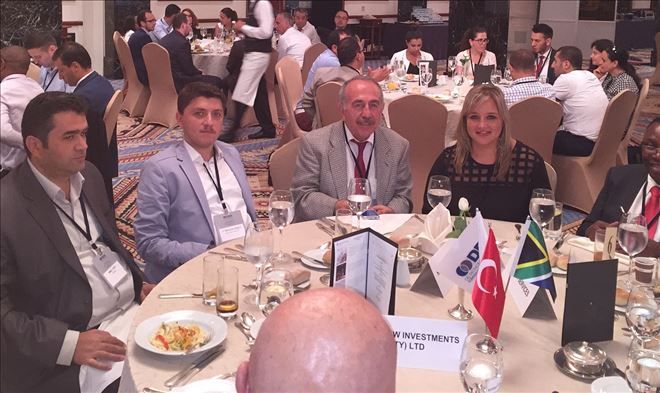 Saatçioğlu Türkiye-Güney Afrika İş Forumuna katıldı
