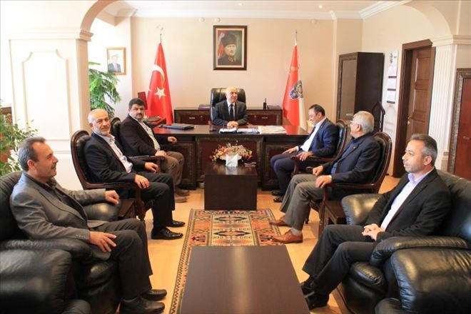 Ak Parti İl Yönetimi Emniyet Müdürü Mehmet Aslan´ı ziyaret etti
