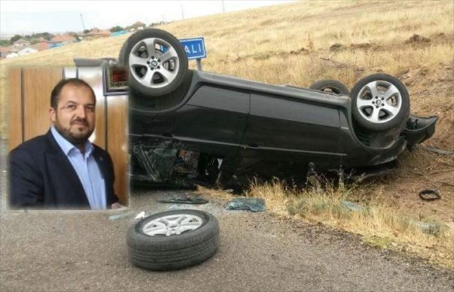 Sarıyahşi Belediye Başkanı Kaza Yaptı