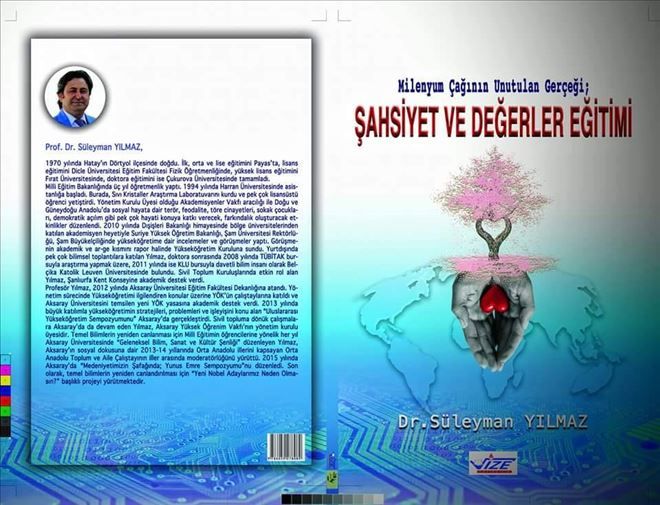 Prof.Dr.Süleyman Yılmaz´ın Şahsiyet ve Değerler Eğitimi Kitabı yayınlandı