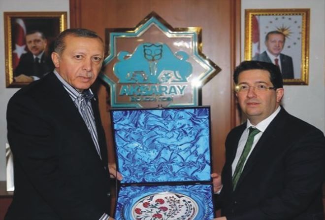 Cumhurbaşkanı Erdoğan ve Başbakan Yıldırım´dan Aksaray Belediyesine Ziyaret