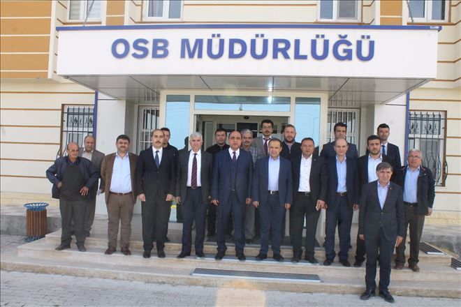 Başkan Karatay Ve Milletvekili Aydoğdu OSB Müdürlüğünü Ziyaret Etti