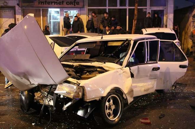 Ortaköy´de  meydana gelen  kazada 2 kişi yaralandı