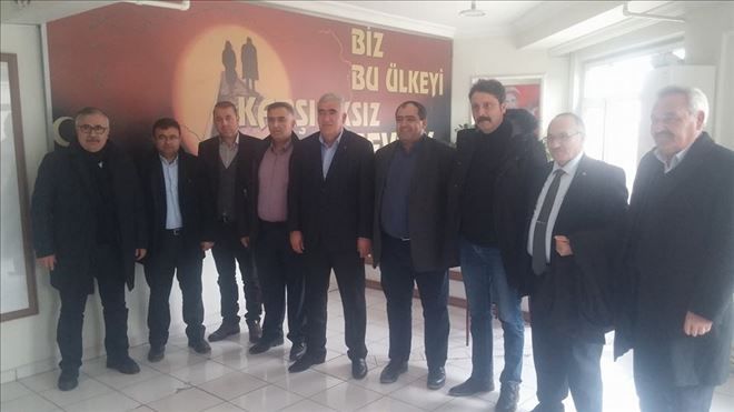 Aksaray Tarım Platformu Üyeleri, MHP Aksaray İl Başkanımız Ramazan  Kaşlı´yı Makamında Ziyaret Ettiler