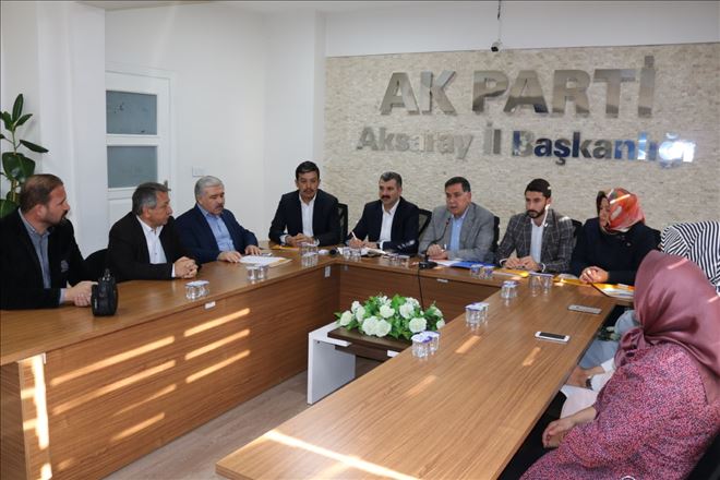 Ak Parti Aksaray İl Başkanlığında Yerel Yönetimler Toplantısı Yapıldı