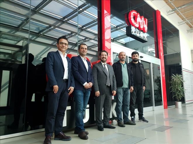 Başkan Yazgı, CNN Türk Genel Yayın Koordinatörü Murat Yancı´yı Ziyaret Etti