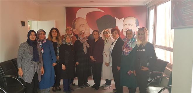 MHP Aksaray il kadın kolları aylık olağan istişare toplantısı yaptı 