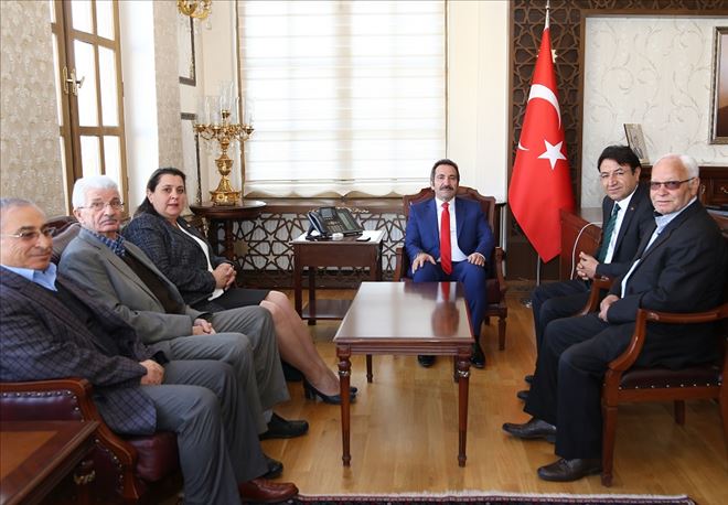 Cumhuriyet Halk Partisi Aksaray İl Yönetimi Vali Ali Mantı´yı ziyaret etti