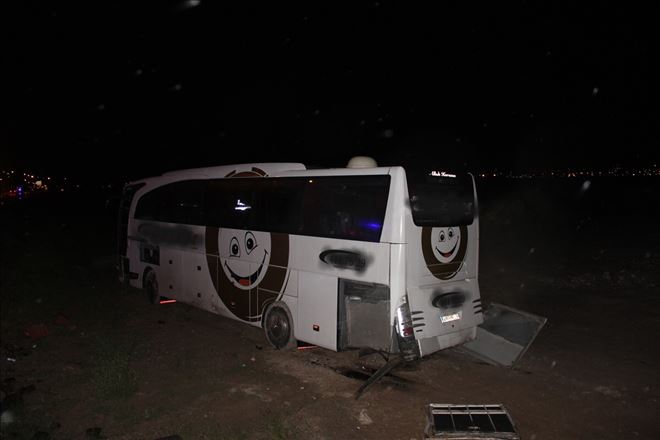 Aksaray Konya Yolunda Otobüs Kazası; 18 kişi yaralandı