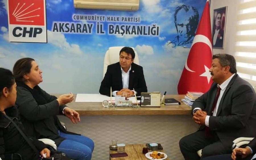 Emniyet Müdürü Murat Kolcu Cumhuriyet Halk Partisini Ziyaret Etti 