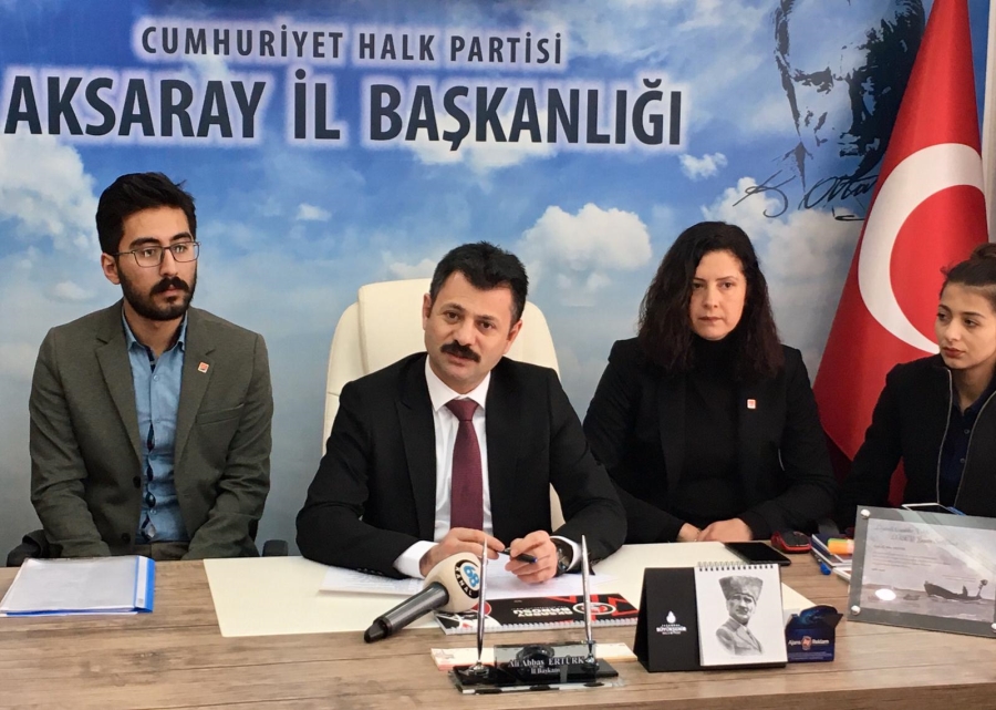 CHP İl Başkanı Ali Abbas Ertürk Şehitlerimizin Hesabı Sorulmalıdır Dedi