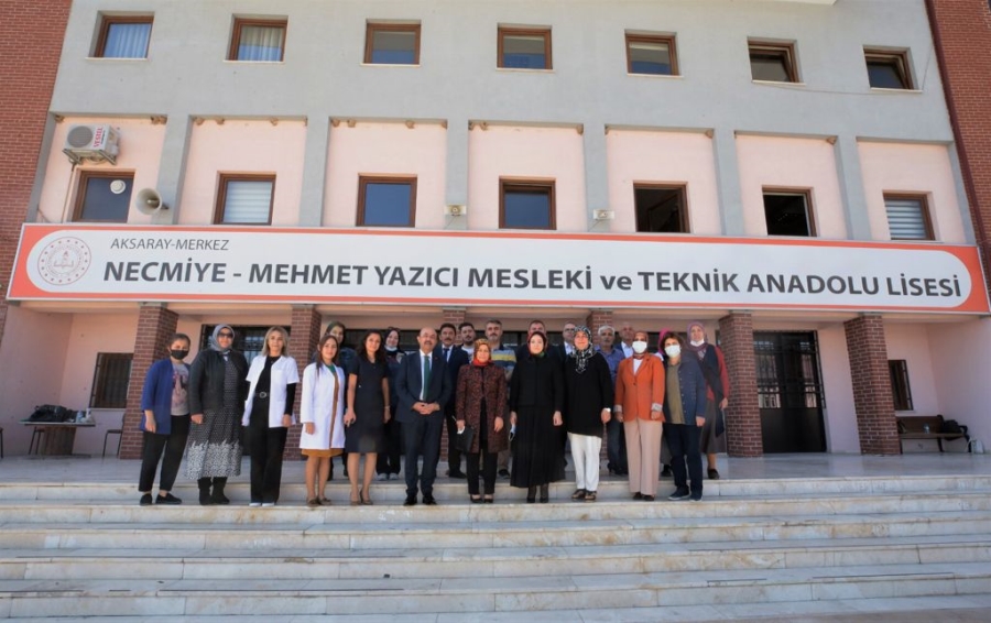 Necmiye - Mehmet Yazıcı Mesleki ve Teknik Anadolu Lisesi’ni ziyaret