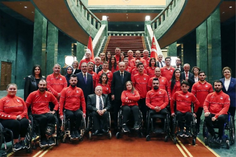Madalyalı Paralimpik Oyunları sporcularıyla Külliye buluşması