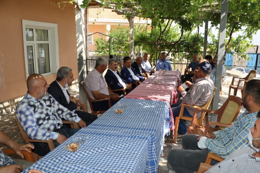 AK Parti Aksaray il teşkilatı köylerde vatandaşım sıkıntılarını dinliyor
