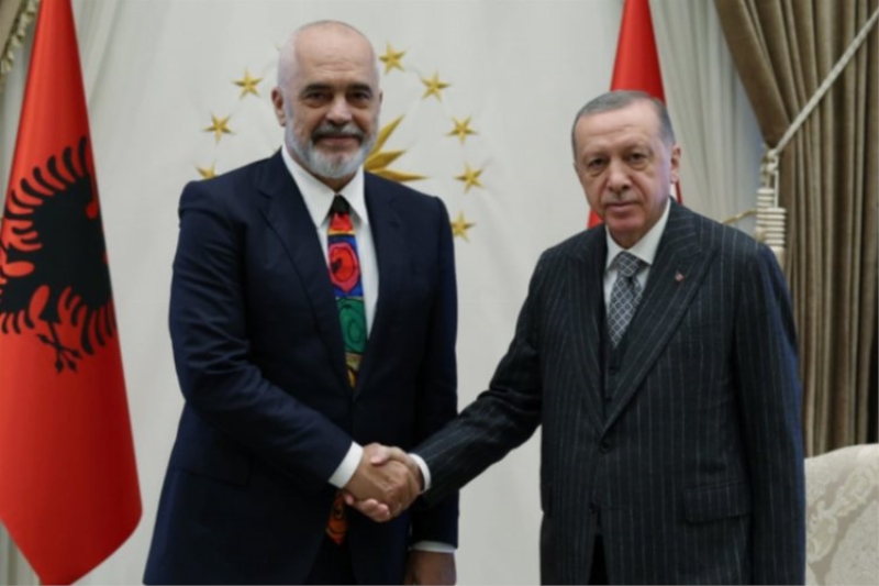 Cumhurbaşkanı Erdoğan,  Arnavutluk Başbakanı Rama’yı kabul etti
