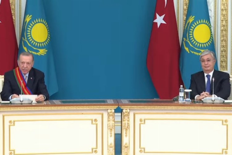 Erdoğan ve Tokayev ortak açıklama yaptı... Kazakistan
