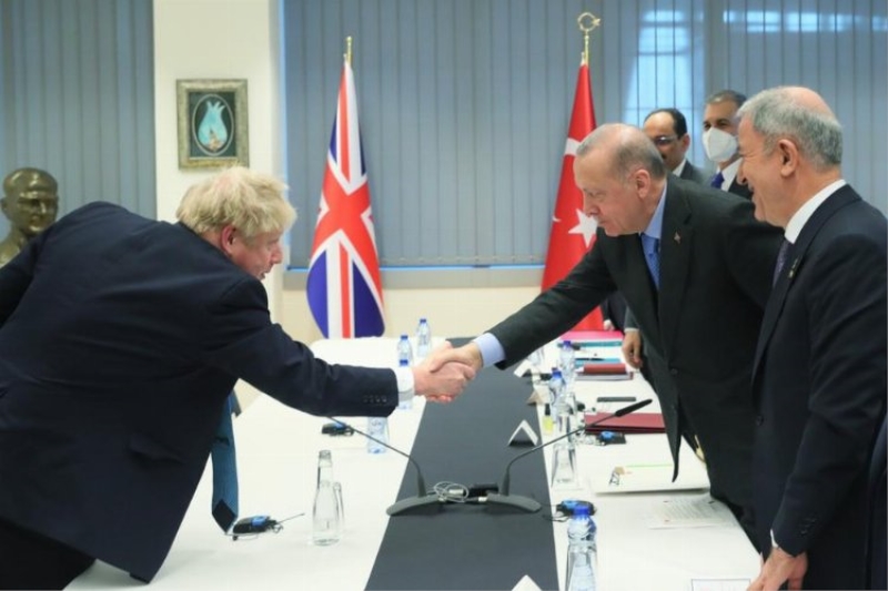 Cumhurbaşkanı Erdoğan, İngiltere Başbakanı ile görüştü