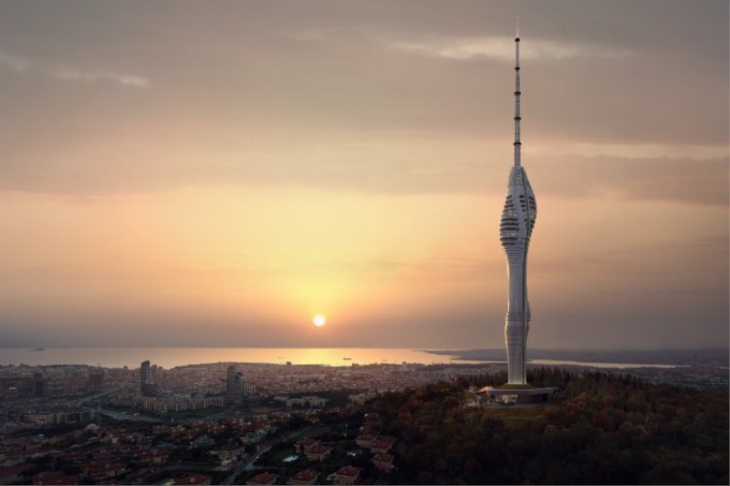 İstanbul Çamlıca Kulesi turistik mekanların gözdesi oldu