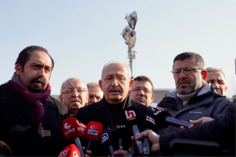 Kılıçdaroğlu ile İmamoğlu deprem bölgesindeq