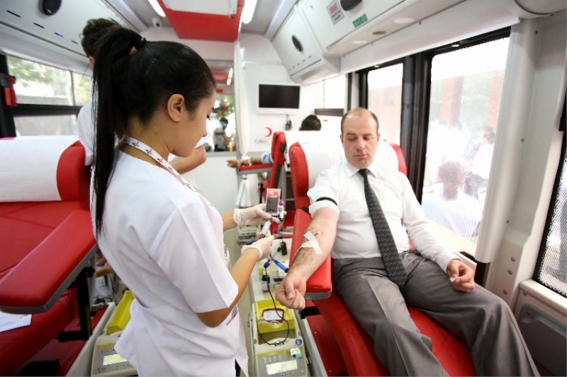 Türk Kızılayı kan bağış ekipleri 15 Temmuz