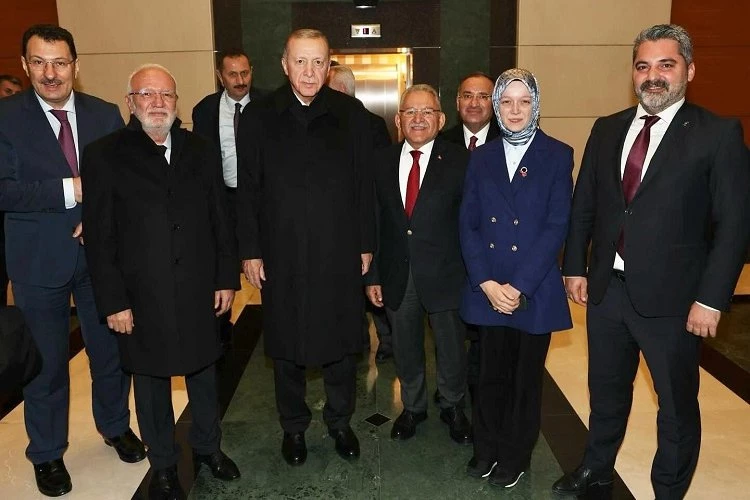 Başkan Büyükkılıç, Cumhurbaşkanı Erdoğan ile görüştü