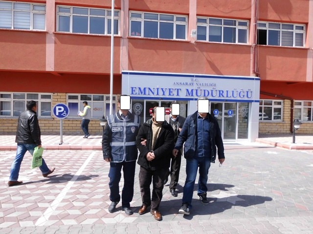 15 yıl hapis cezasıyla aranan şahıs Aksaray`da yakalandı