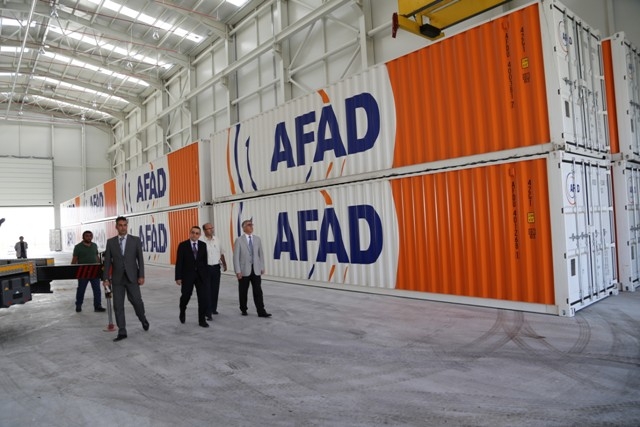 AFAD lojistik depo inşaatı tamamlandı