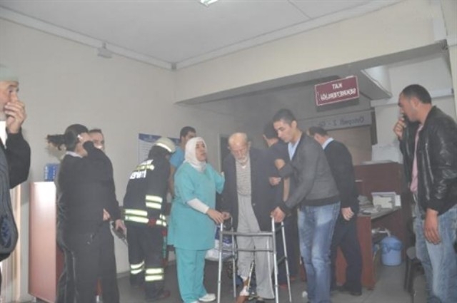 Aksaray Devlet Hastanesi  Ortopedi Servisinde Yangın çıktı