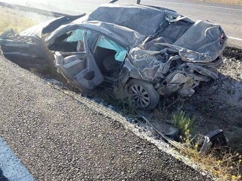 Aksaray Konya yolunda Otomobil takla attı 2 kişi öldü