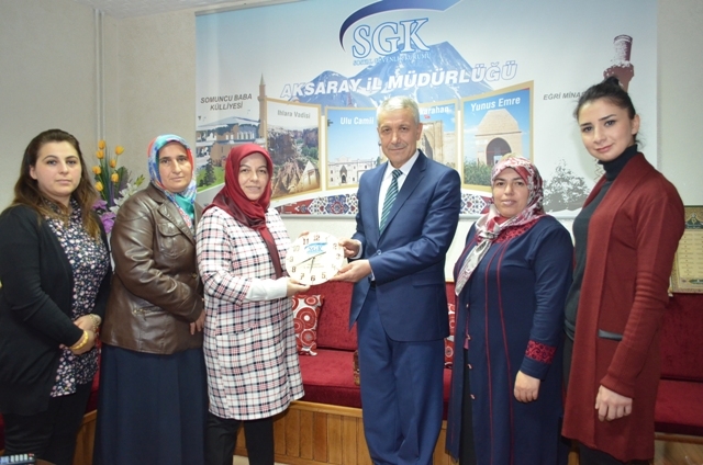 Aksaray SGİM` ye Ak Parti Kadın Kolları Başkanından ziyaret