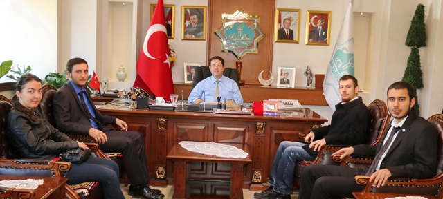 CHP Gençlik Kolları`ndan Aksaray`ın Genç Belediye Başkanı Yazgı`ya Ziyaret 