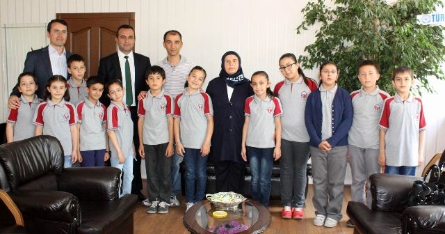 Gazipaşa İlkokulu öğrencileri Aksaray Belediyesini ziyaret ettiler