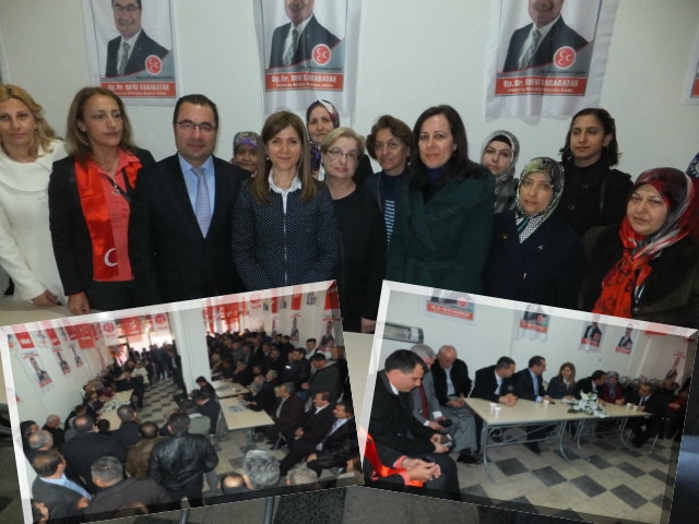 MHP Genel Başkan Yardımcısı Zuhal Topçu Aksaray`a geldi