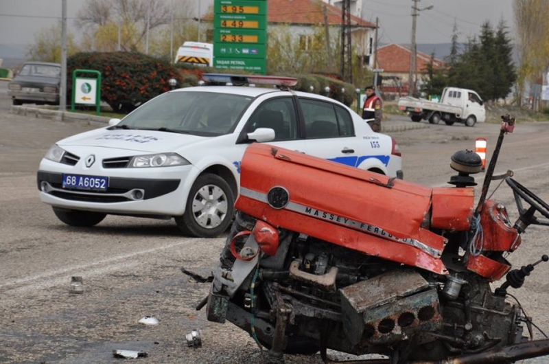 Ortaköy`de kaza 1 yaralı