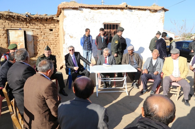 Vali Şeref Ataklı köy ziyaretlerinde bulundu