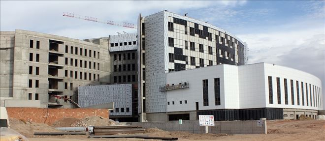 Yeni Aksaray Devlet Hastanesinin %68´i tamamlandı