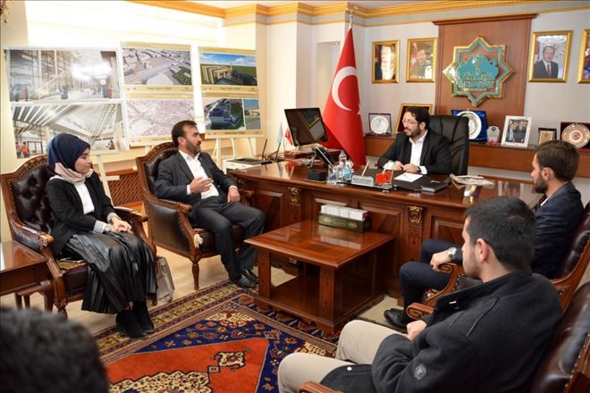 Aksaray Önder ve Genç Önder Heyetinden Başkan Yazgı´ya Nezaket Ziyareti