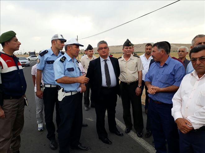 Vali Aykut Pekmez Aksaray-Adana kara yolunda incelemelerde bulundu