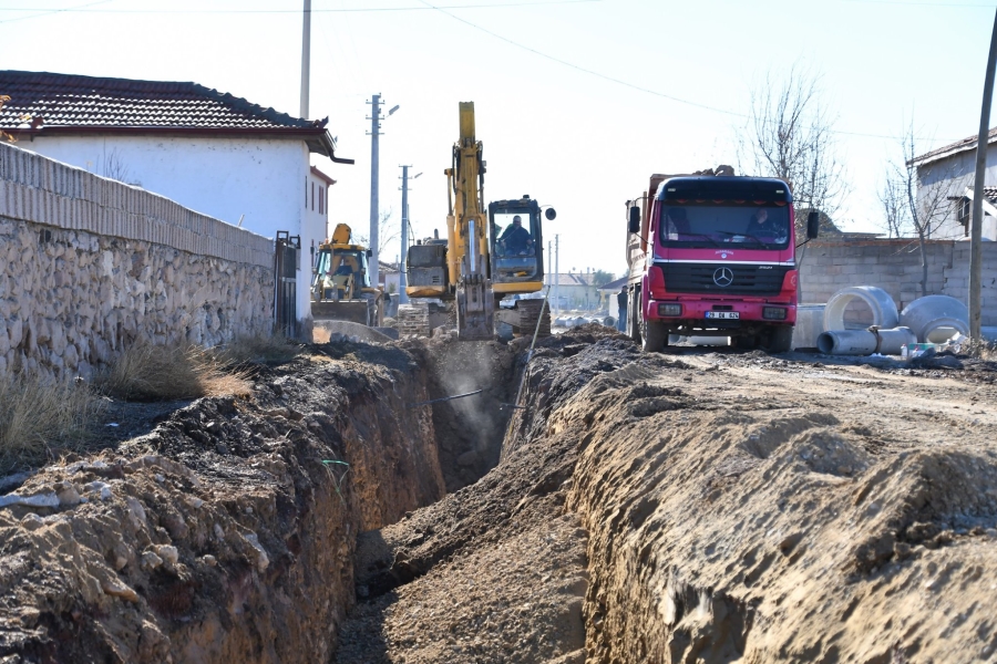 Aksaray Belediyesi Alt Yapı Çalışmalarına Devam Ediyor