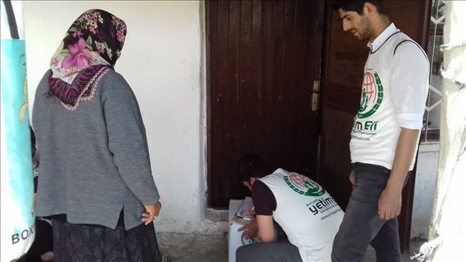 Avrupa Yetim Eli Aksaray´da Gıda Yardımı Yaptı