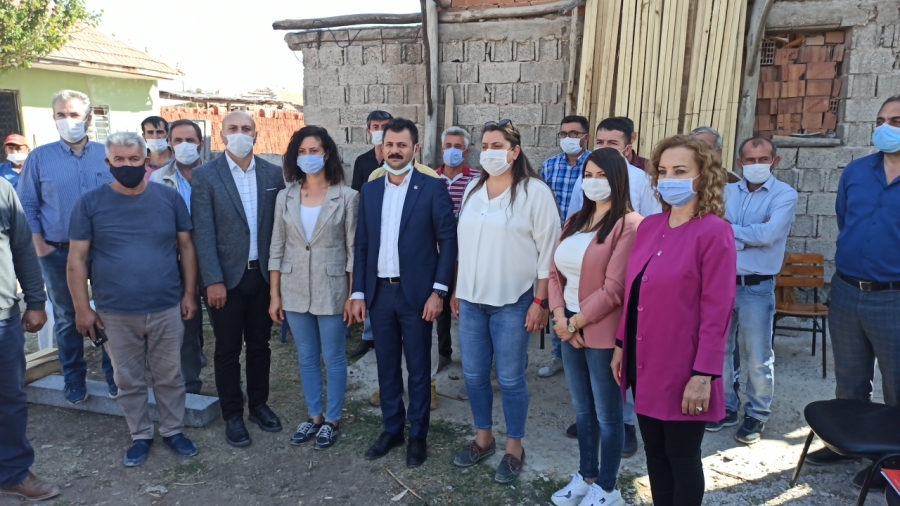 CHP İl Başkanı Etürk  Sanayi Esnafının Yanında Olduğunu  Söyledi
