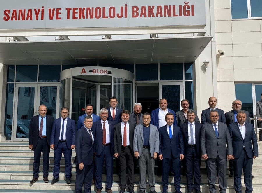 Milletvekili Aydoğdu Başkanlığında Aksaray Heyeti Bakan Varank