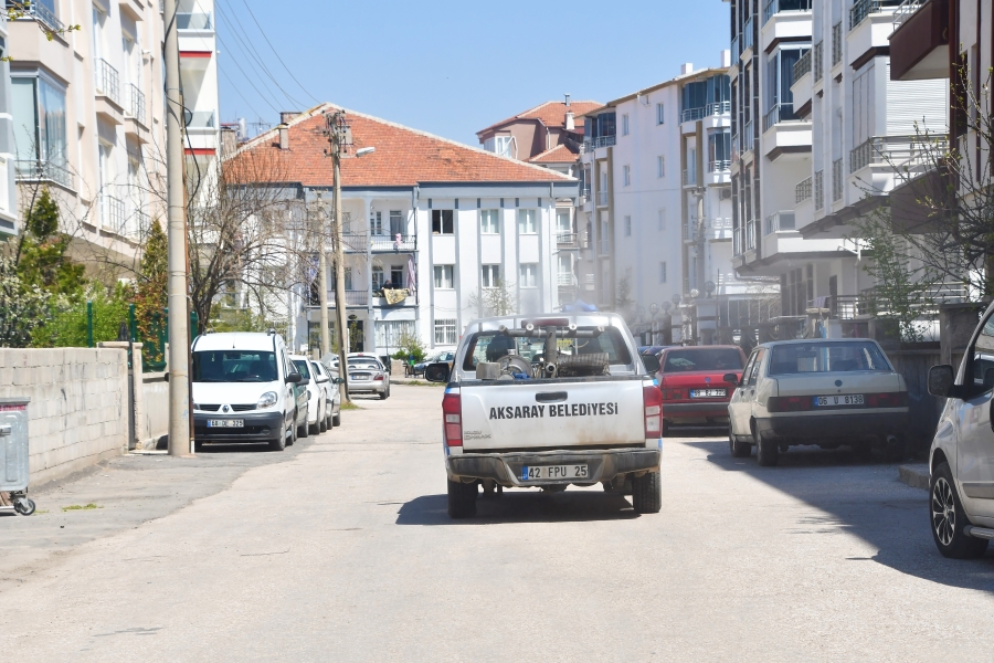 Aksaray Belediyesi Dezenfekte Çalışmalarını Aralıksız Sürdürüyor