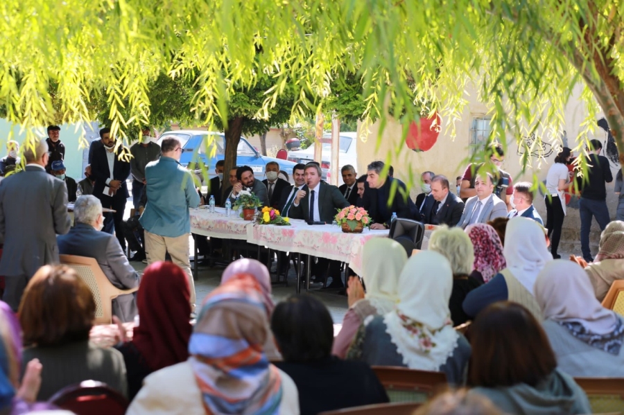 Vali Aydoğdu, Kaymakam, Belediye Başkanı ve birim amirleri ile eski köy yeni mahalle Balcı’ya çıkarma yaptı